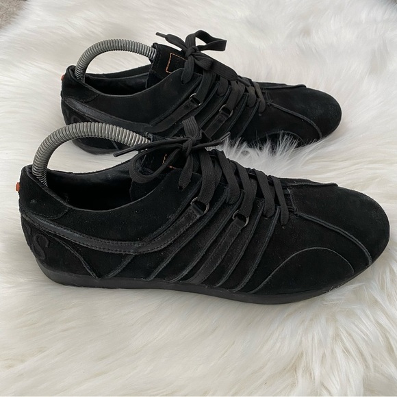 Hugo Boss Men's Black lace up comfortable sneakers Shoe Size 43 USA size 10 - Picture 4 of 8
